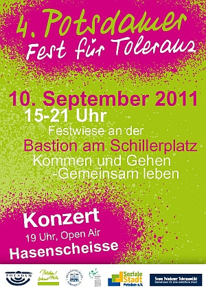 Plakat - Fest für Toleranz