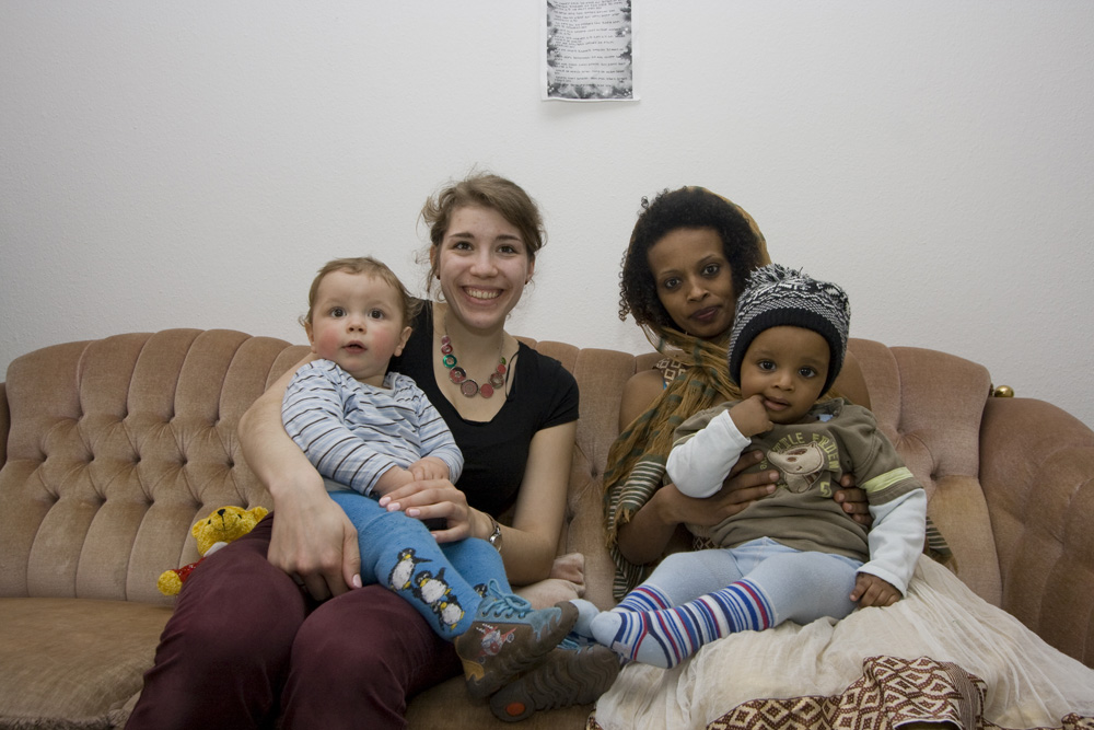 Teilnehmer des interkulturellen Essens